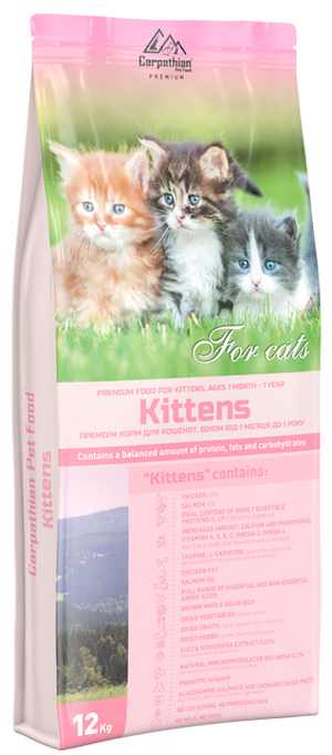 Преміум корм ТМ Carpathian Pet Food «Kittens»