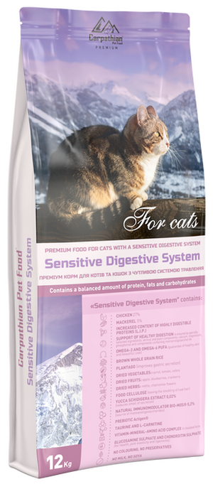Преміум корм ТМ Carpathian Pet Food «Sensitive Digestive System»